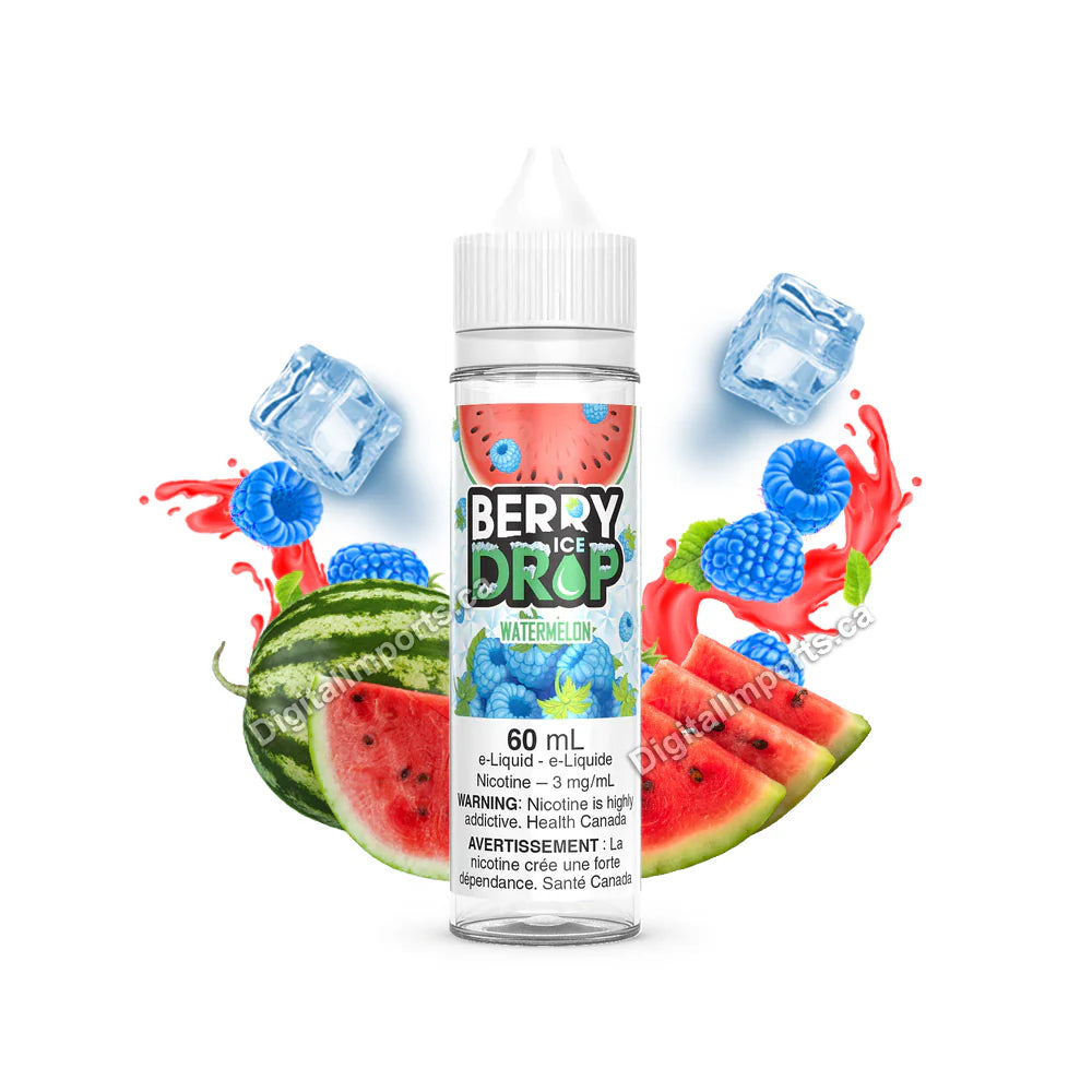 Berry Drop Ice E-Juice 60ml 0mg Watermelon (FED)