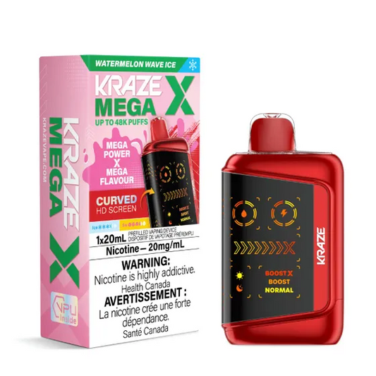 (AB) Kraze: MEGA X 48K - Watermelon Wave Ice