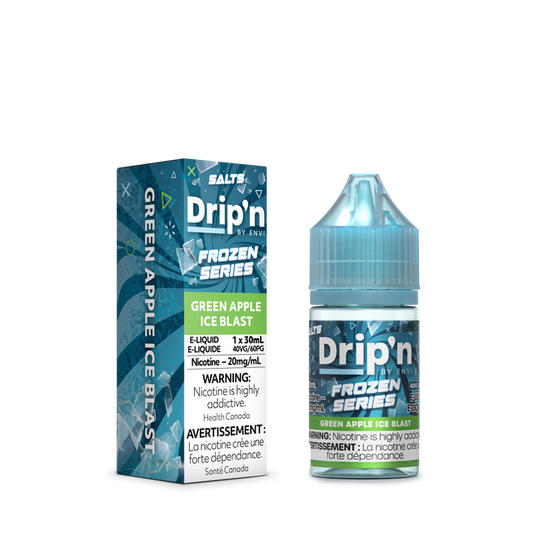 (AB) Drip’n: Frozen E-Liquid (30ml)(20mg) - Green Apple Ice Blast
