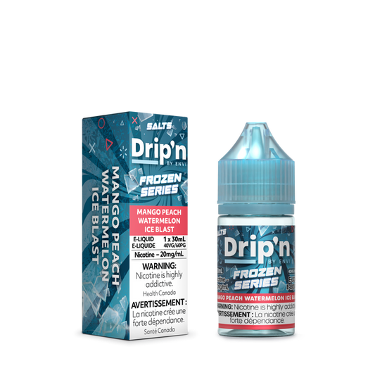 (AB) Drip’n: Frozen E-Liquid (30ml)(20mg) - Mango Peach Watermelon Ice Blast