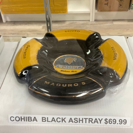 Ashtray Cohiba black Round