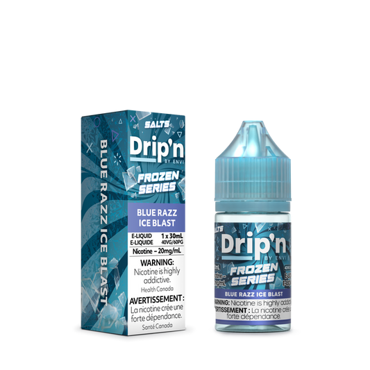 (AB) Drip’n: Frozen E-Liquid (30ml)(20mg) - Blue Razz Ice Blast