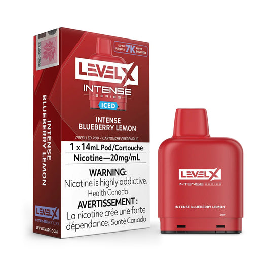 Flavour Beast Level X Intense 7000 Pod - Blueberry Lemon Iced (FED)
