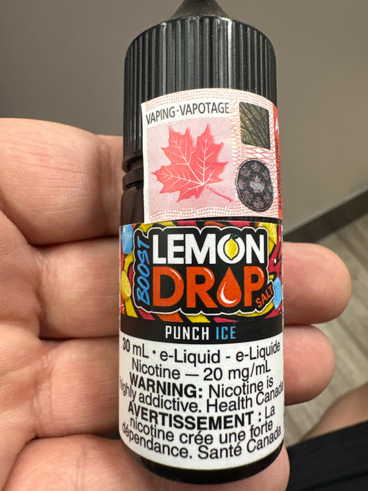 Lemon Drop Boost E-Juice 30ml 20mg (AB) Punch Ice