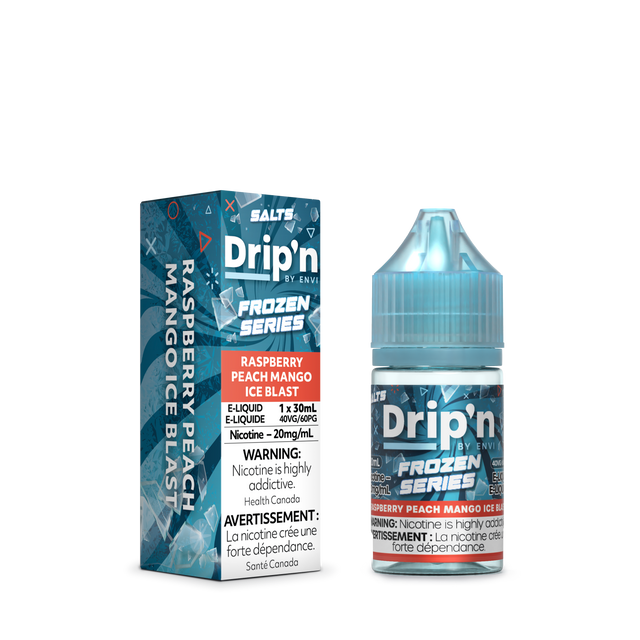 (AB) Drip’n: Frozen E-Liquid 30ml/20mg - Raspberry Peach Mango Ice Blast