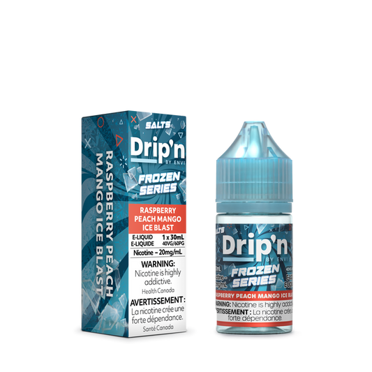 (AB) Drip’n: Frozen E-Liquid (30ml)(20mg) - Raspberry Peach Mango Ice Blast