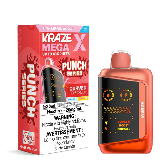 (AB) Kraze: MEGA X 48K - Pink Lemon KO Ice