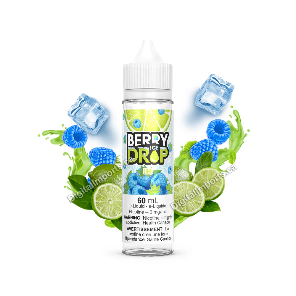 Berry Drop Ice E-Juice 60ml 0mg Lime (FED)