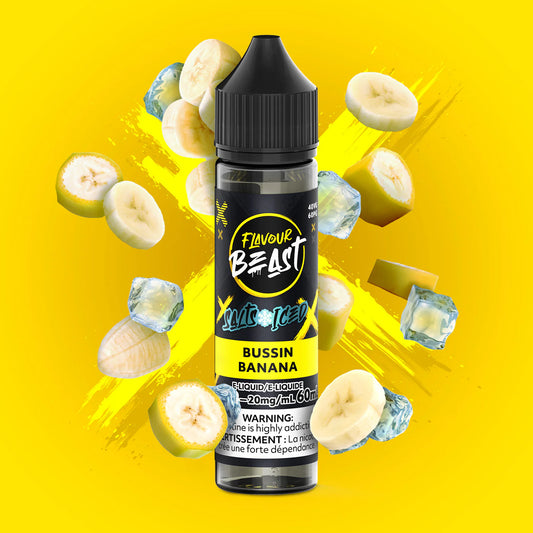 (FED) Flavour Beast: E-liquid Salt (20mg)(60ml) - Bussin Banana