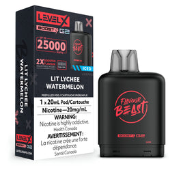 (AB) Flavour Beast Level X Boost Pod - Lit Lychee Watermelon