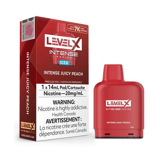 Flavour Beast Level X Intense 7000 Pod - Juicy Peach Iced (FED)