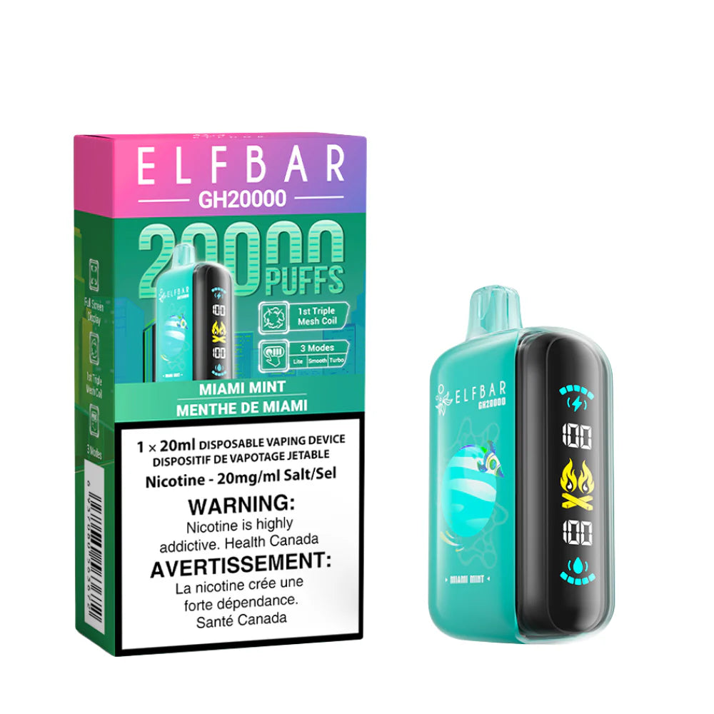 (FED) ELFBAR: Disposable (20K) - Miami Mint