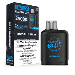 Flavour Beast Level X Boost Pod - Boss Blueberry (AB)