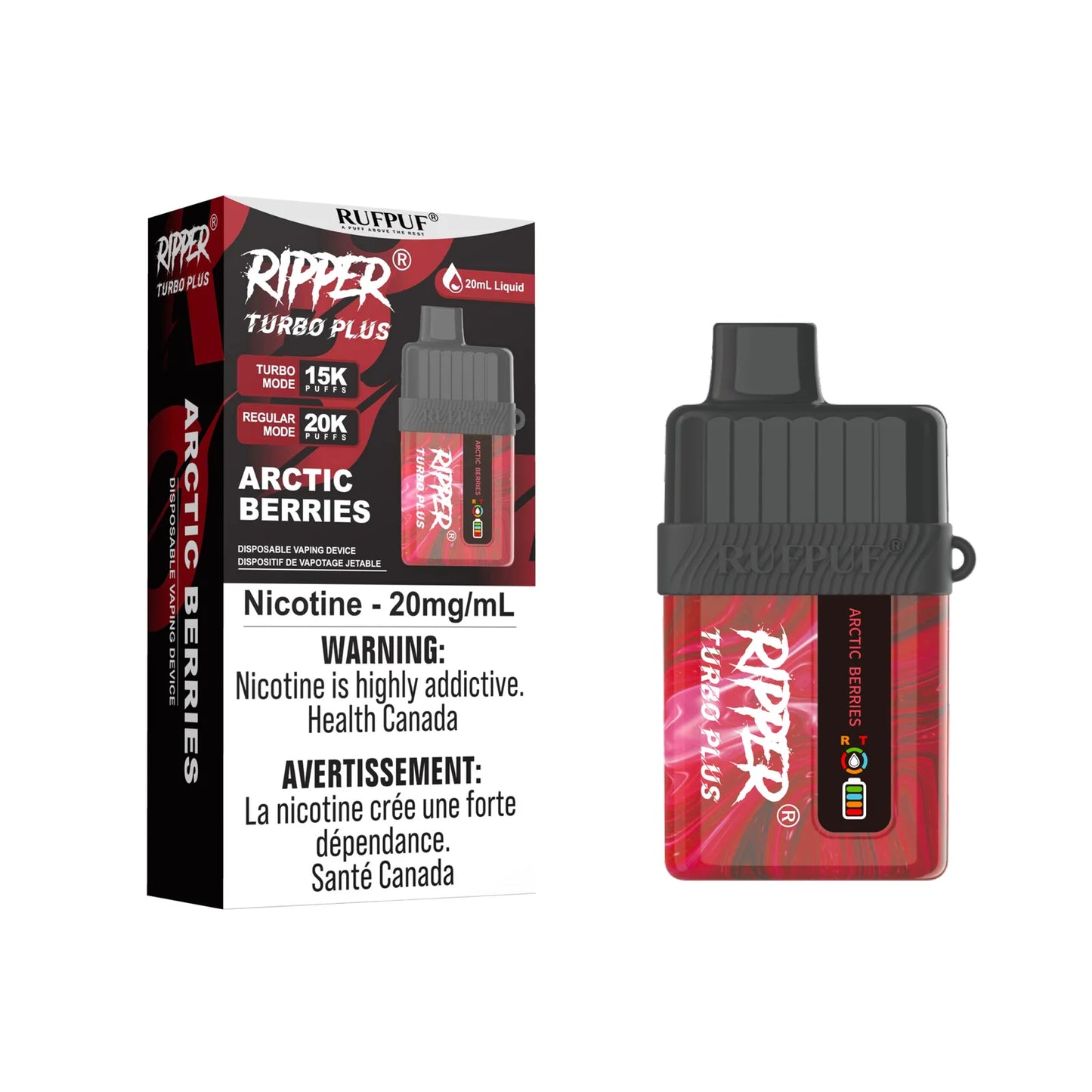 (FED) Rufpuf: Ripper Turbo Plus (20k) - Arctic Berries