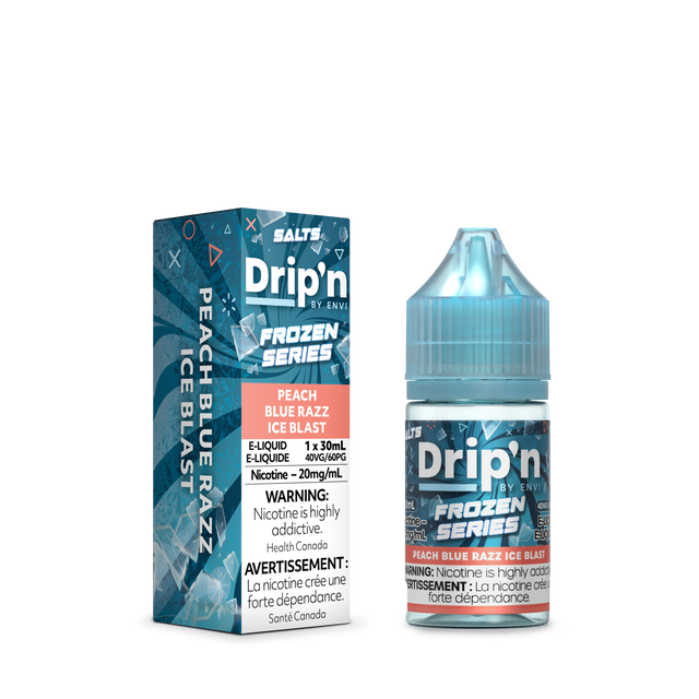 (AB) Drip’n: Frozen E-Liquid 30ml/20mg - Peach Blue Razz Ice Blast