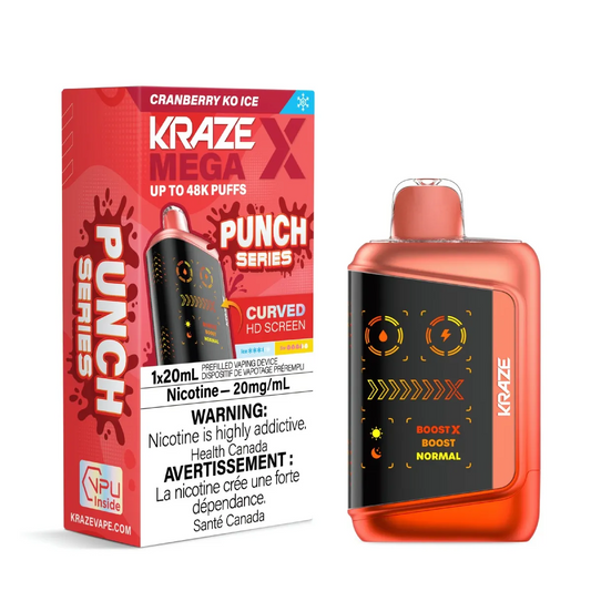 (AB) Kraze: MEGA X 48K - Cranberry KO Ice