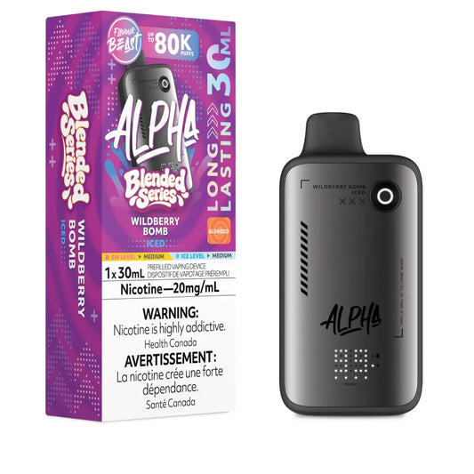 (AB) Flavour Beast: Alpha 80K - Wildberry Bomb Iced