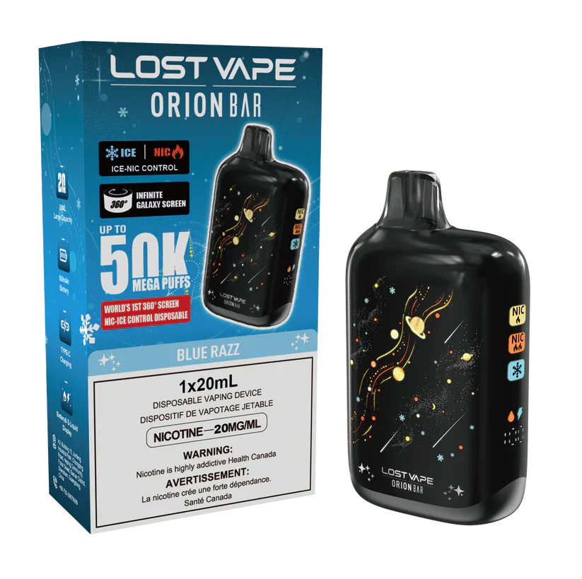 (AB) Lost Vape: Orion Bar (50K) - Blue Razz