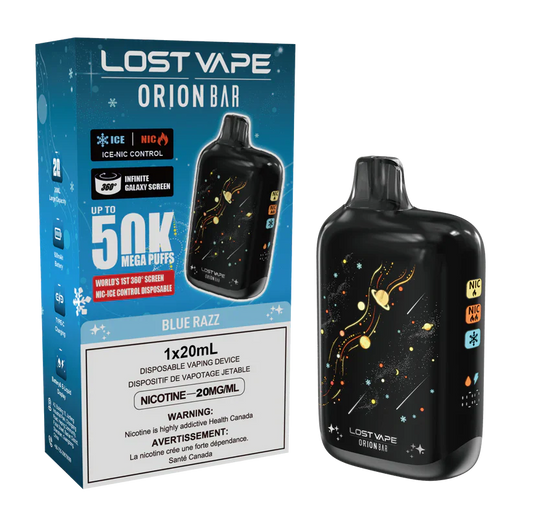 (AB) Lost Vape: Orion Bar (50K) - Blue Razz