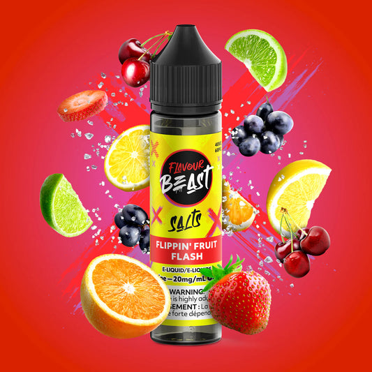 (FED) Flavour Beast: E-liquid Salt (20mg)(60ml) - Flippin’ Fruit Flash