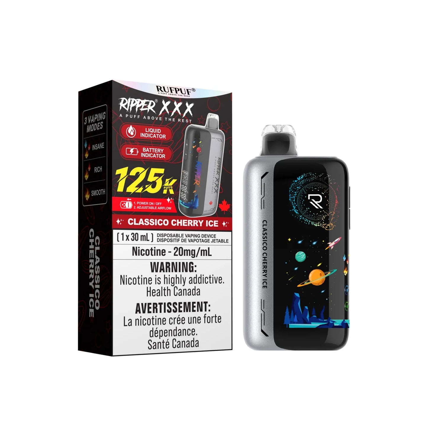(AB) RUFPUF Ripper XXX 125K - Classico Cherry Ice