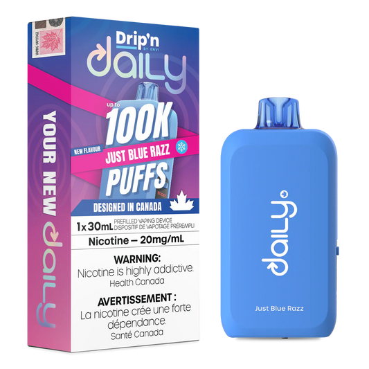 (AB) Drip'n Daily 100K - Just Blue Razz