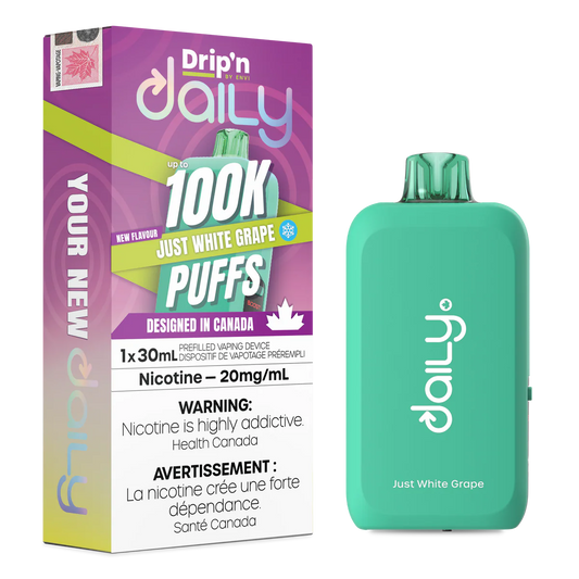 (AB) Drip'n Daily 100K - Just White Grape