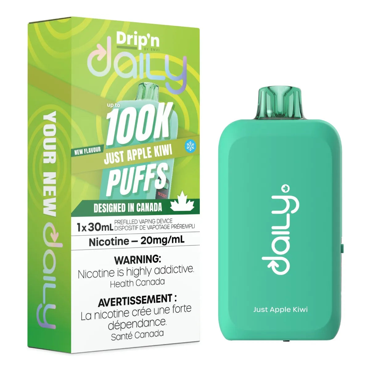 (AB) Drip'n Daily 100K - Just Apple Kiwi