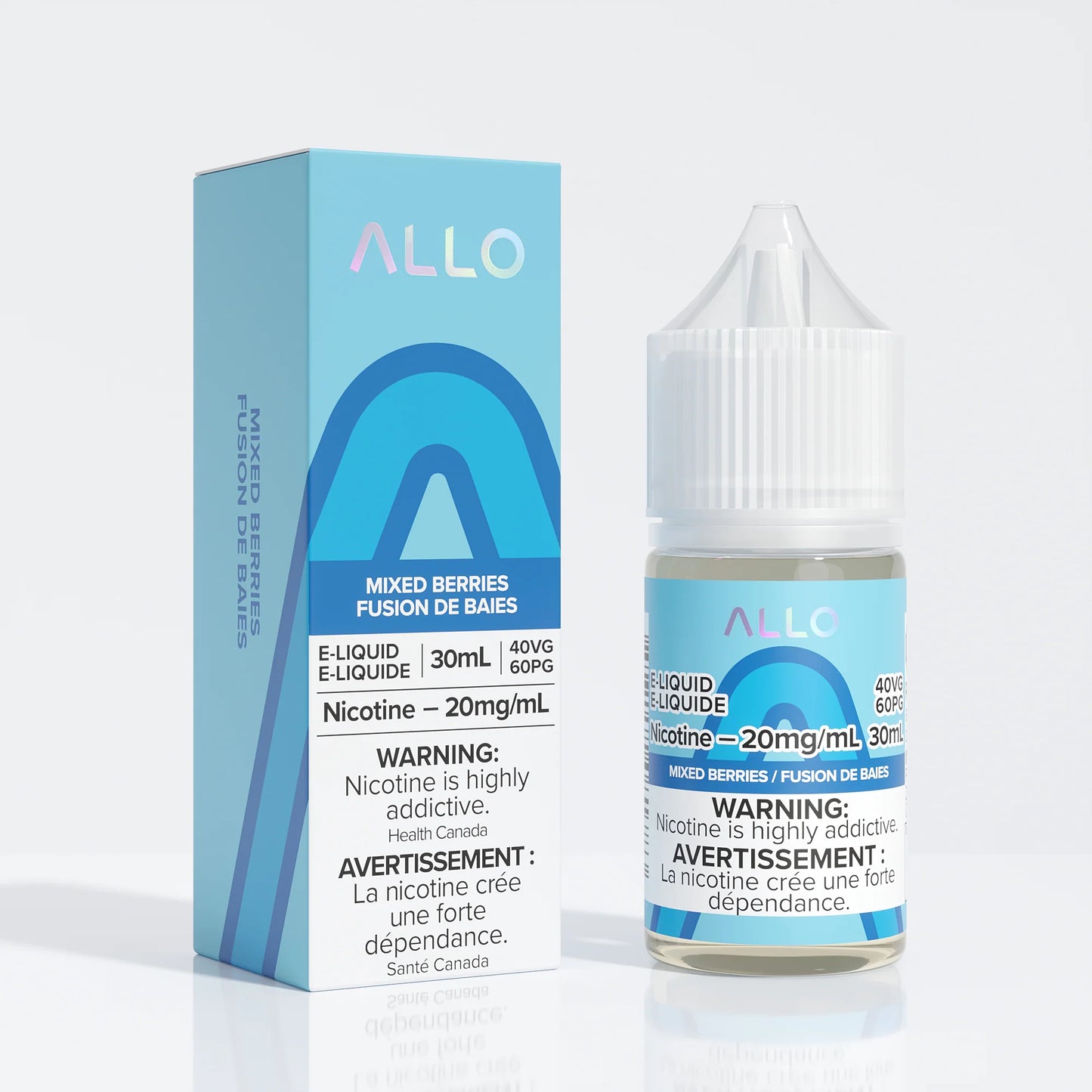 Allo Mixed Berries Salt E-Juice 30ml (20mg) (FED)