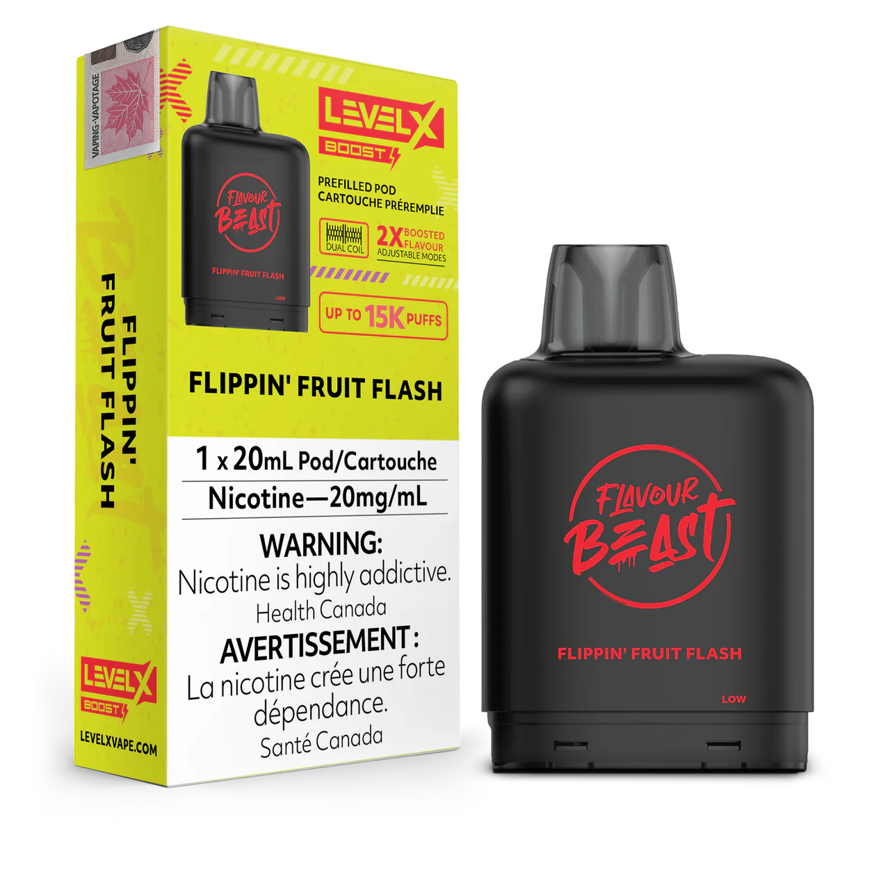 (AB) Flavour Beast Level X Boost Pod - Flippin’ Fruit Flash