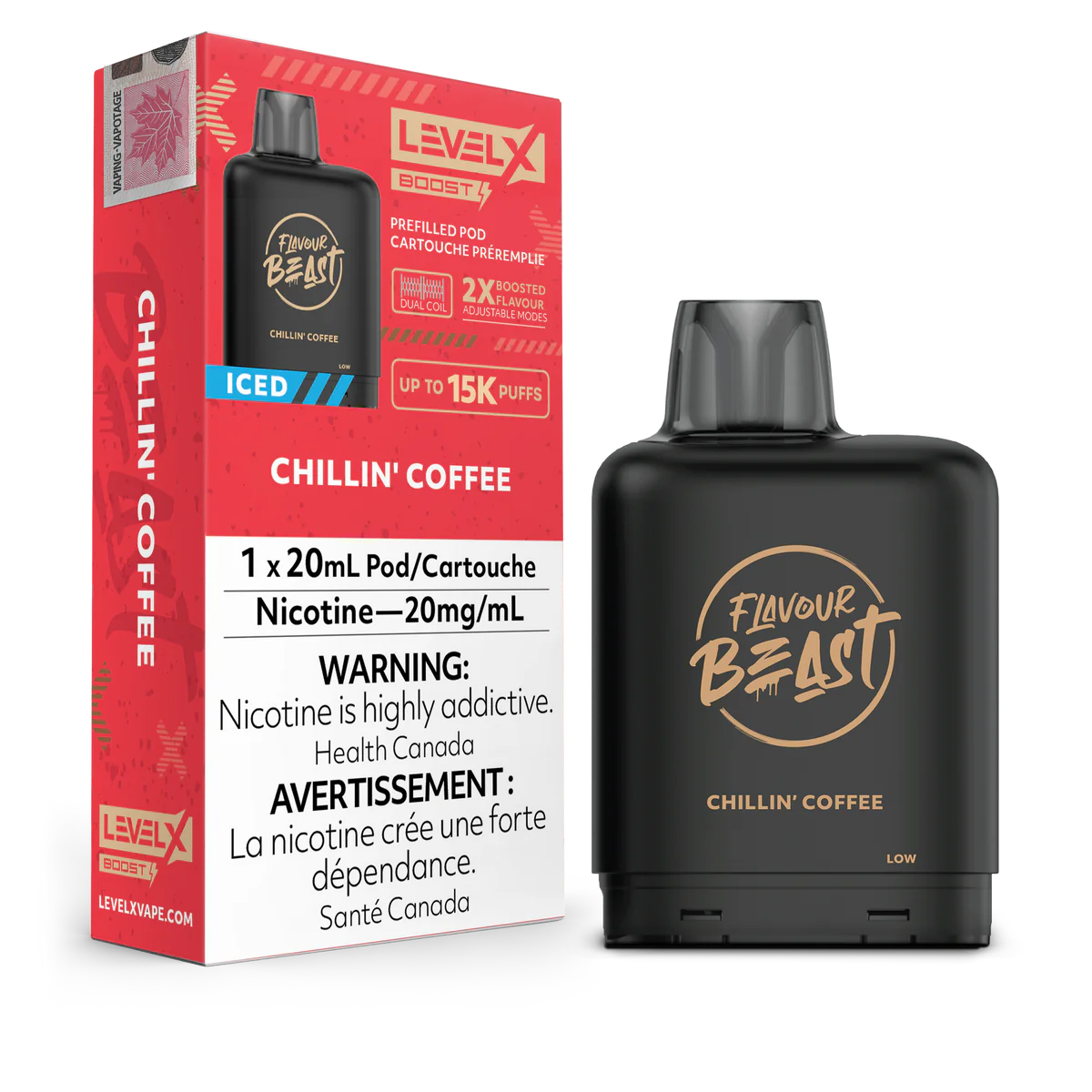 (AB) Flavour Beast Level X Boost Pod - Chillin’ Coffee Iced