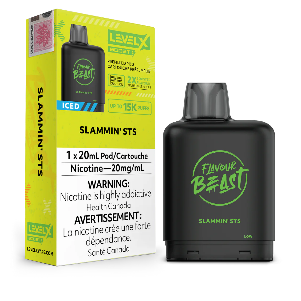 (AB) Flavour Beast Level X Boost Pod - Slammin’ STS Iced