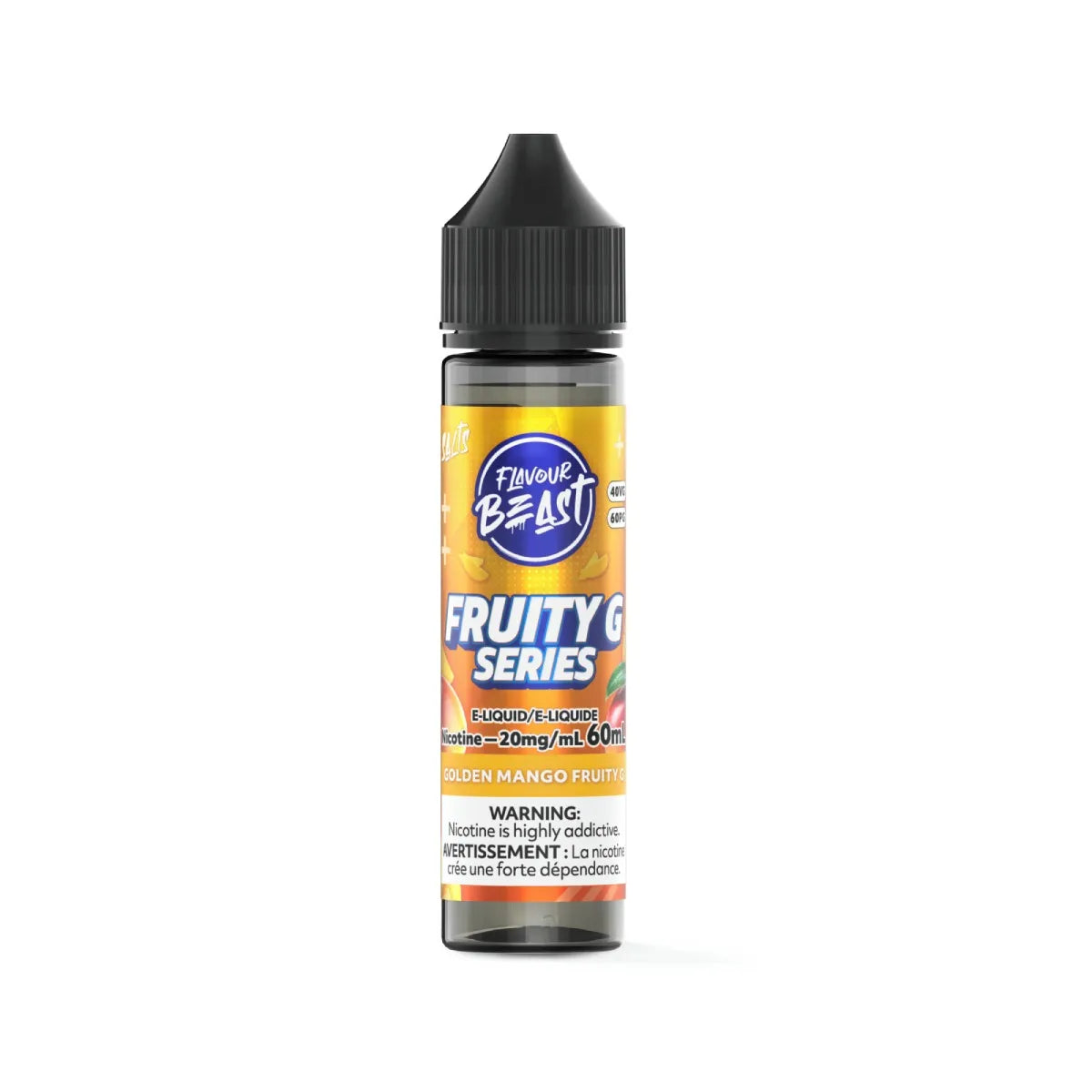 (AB) Flavour Beast: Fruity G E-Liquid 60ml/20mg - Golden Mango