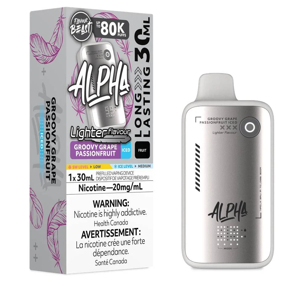 (AB) Flavour Beast: Alpha 80K - L.S. Groovy Grape Passionfruit