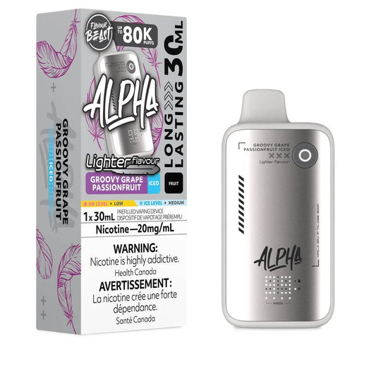 (AB) Flavour Beast: Alpha 80K - L.S. Groovy Grape Passionfruit