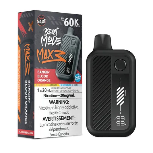 (AB) Flavour Beast: Mode Max 3 (60K) - Bangin’ Blood Orange Iced