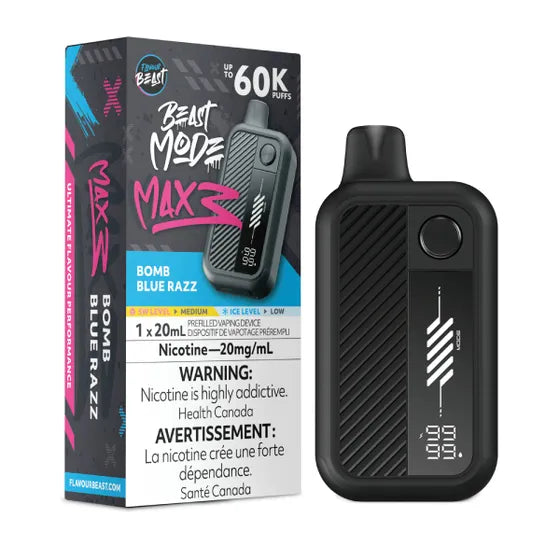 (AB) Flavour Beast: Mode Max 3 (60K) - Bomb Blue Razz