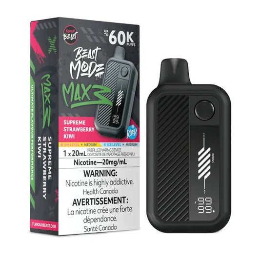 (AB) Flavour Beast: Mode Max 3 (60K) - Supreme Strawberry Kiwi Iced