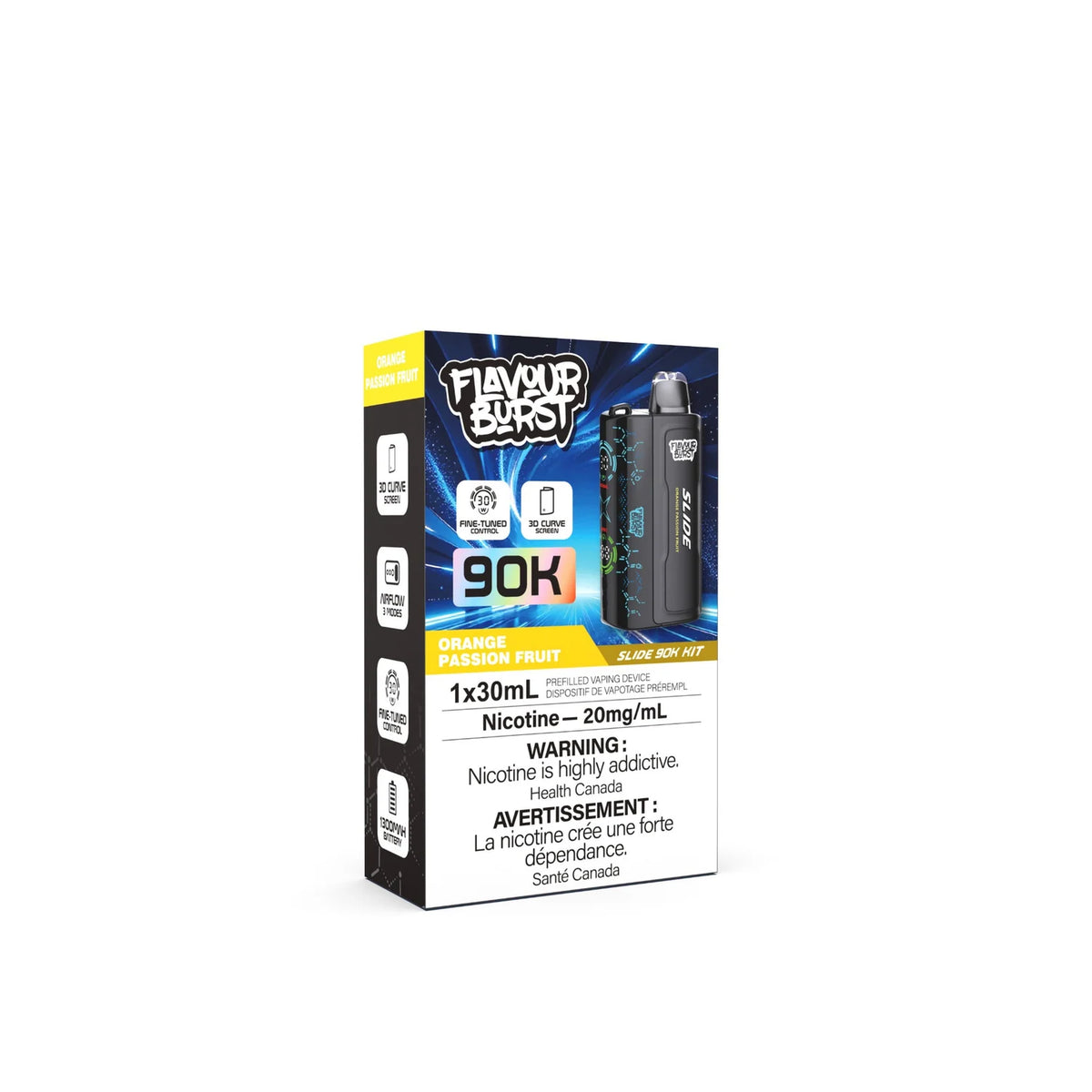 (AB) Flavour Burst Slide Starter Kit 90K - Orange Passion Fruit