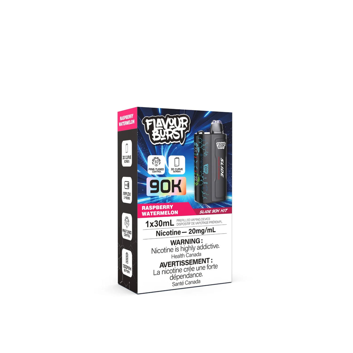 (AB) Flavour Burst Slide Starter Kit 90K - Raspberry Watermelon