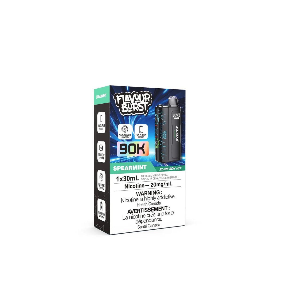 (AB) Flavour Burst Slide Starter Kit 90K - Spearmint