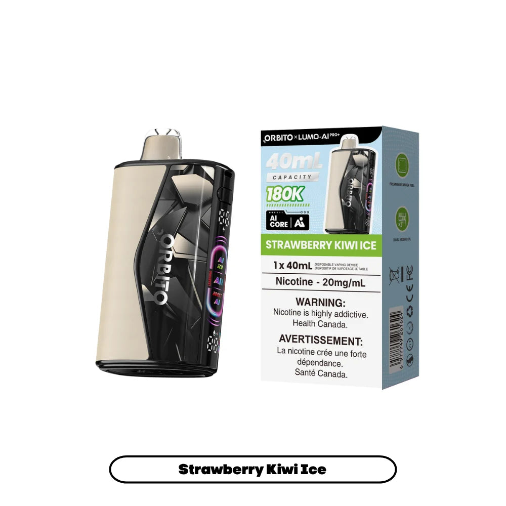 (FED) Orbito Lumo AI Pro+ 180K - Strawberry Kiwi Ice
