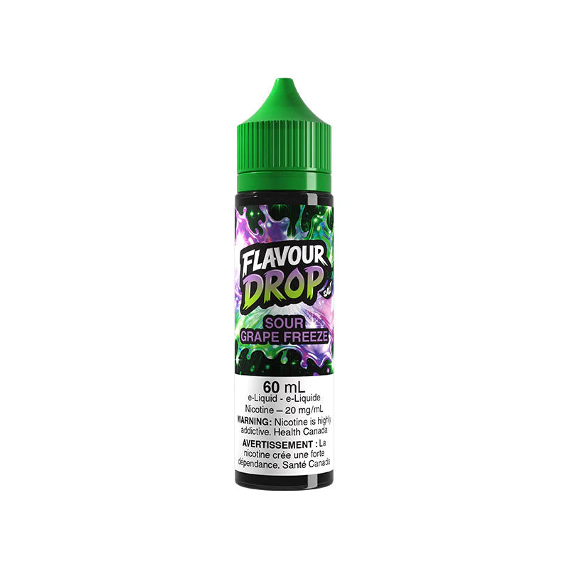 (AB) Flavour Drop: E-Liquid 60ml/20mg - Sour Grape Freeze