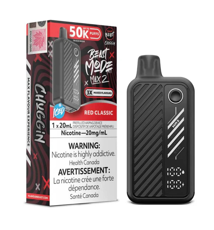 (FED) Flavour Beast: Mode Max 2 50K Chuggin’ - Red Classic