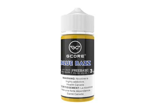 (AB) GCORE E-LIQUID BLUE RAZZ FREEBASE 100ML 3MG