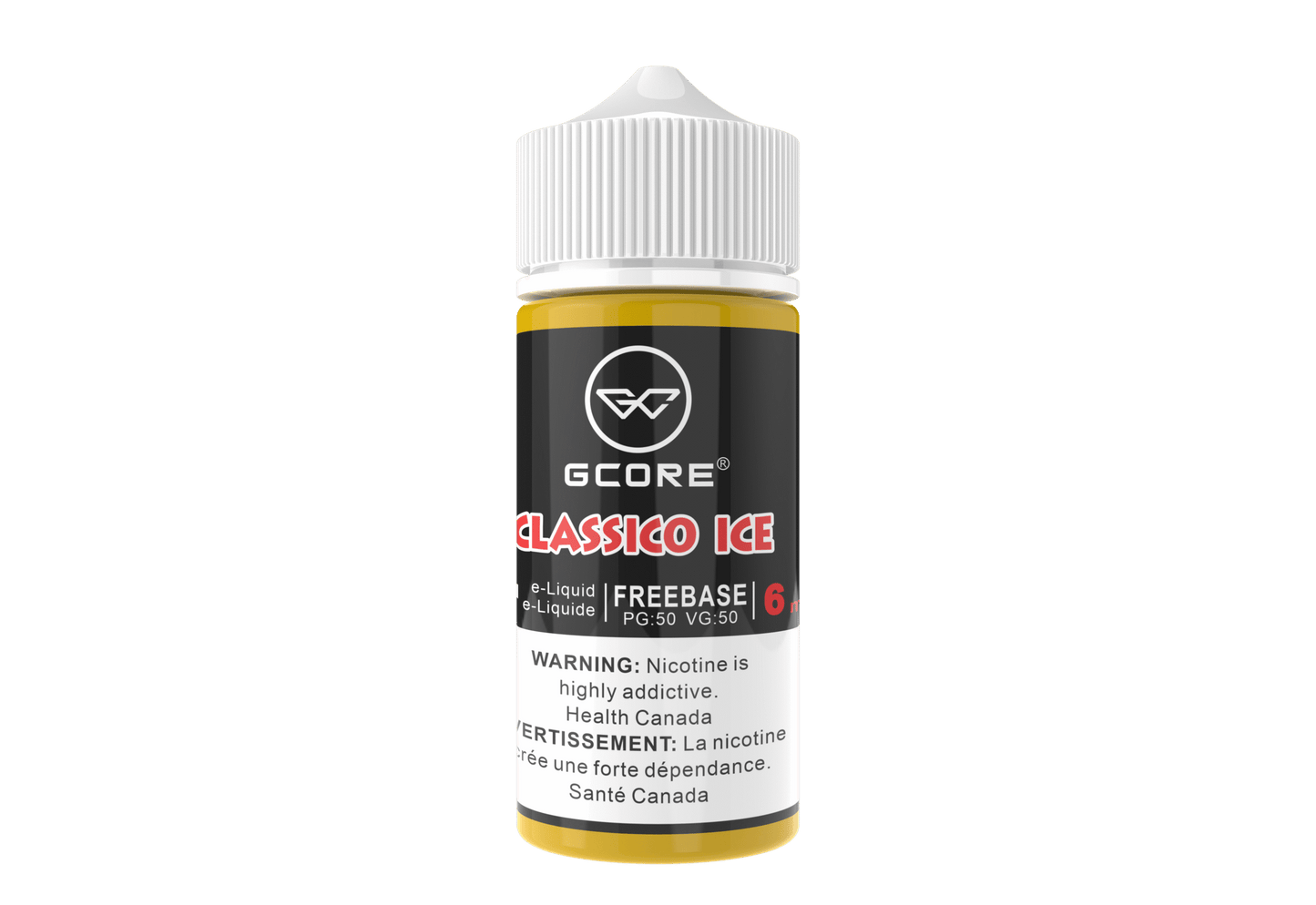 (AB) GCORE E-LIQUID CLASSICO ICE FREEBASE 100ML 6MG