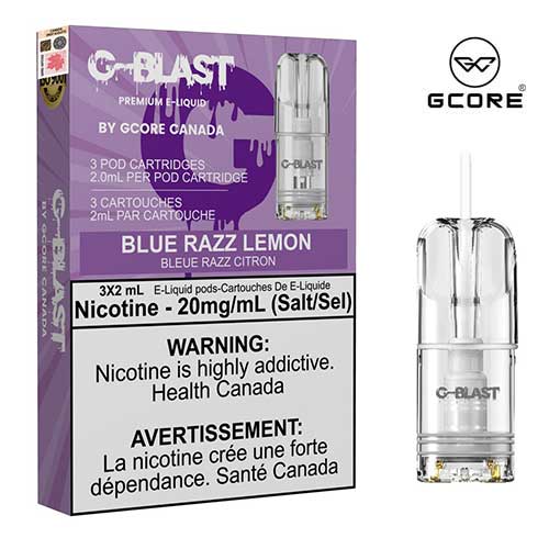 G-Blast Pods Blue Razz Lemon (20mg/mL) (FED)