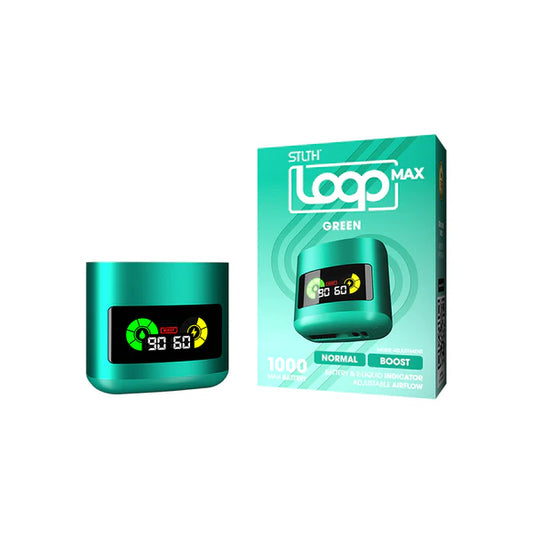 STLTH LOOP MAX CLOSED POD BATTERY - GREEN