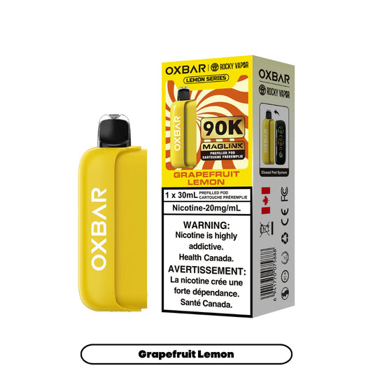 (AB) Oxbar: Maglink Replacement Pod 90K - Grapefruit Lemon