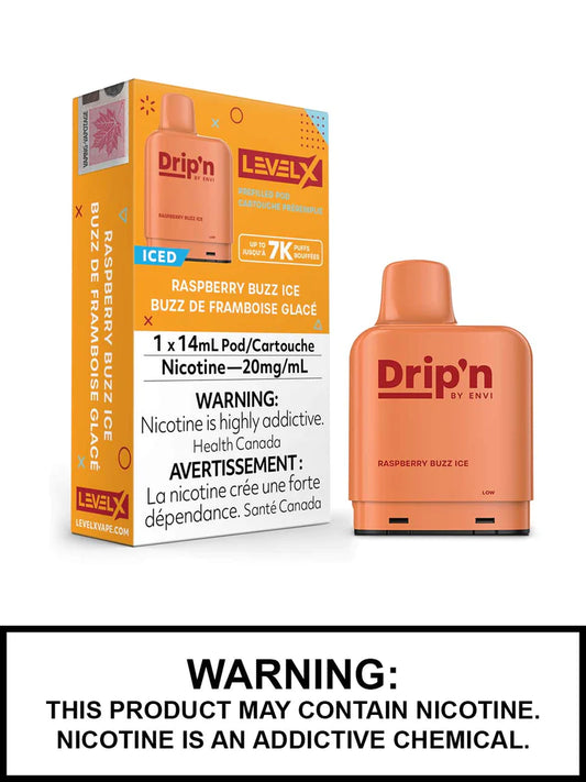 (FED) Drip'n: Level X Pod (7K) - Raspberry Buzz Ice